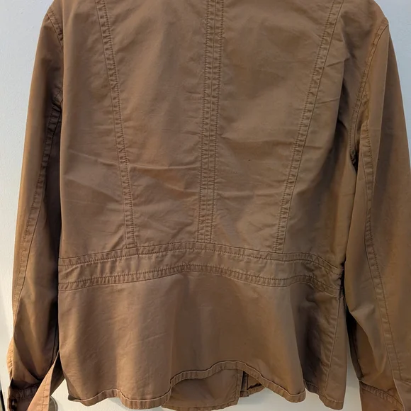 OLD NAVY Vintage Women's Military Style Tan Double-Breasted Jacket | XL - Picture 4 of 5